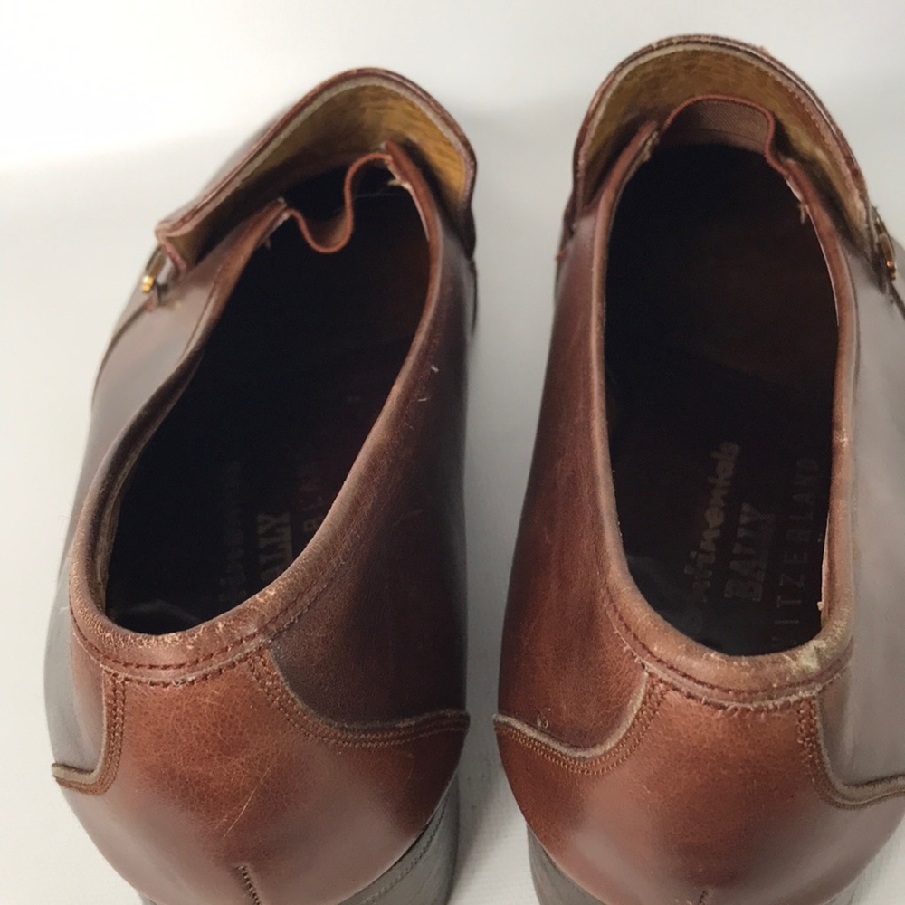 Bally men shoes size 10.5 brown leather - Picture 5 of 8